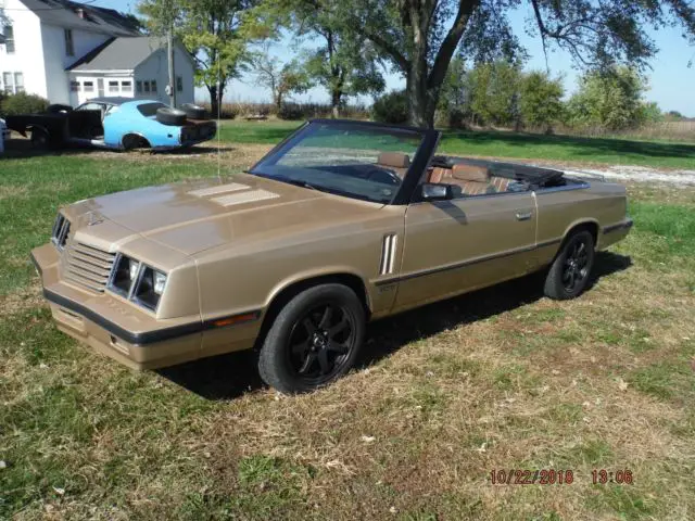 1984 Dodge 600 ES Turbo Convertible