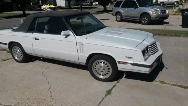 1984 Dodge 600 ES Convertable