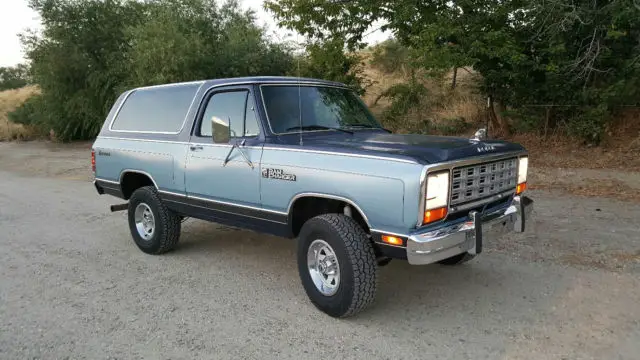 1984 Dodge Ramcharger Royal SE