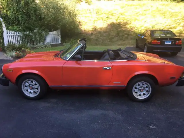 1984 Fiat 124 Spider Pininfarina Azzurra