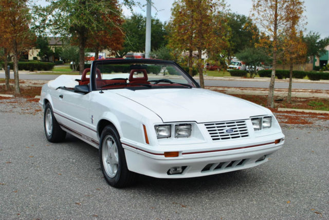1984 Ford Mustang GT350 Convertible 5.0 HO 5-Speed! Very Rare!