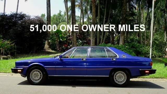 1984 Maserati Quattroporte FACTORY