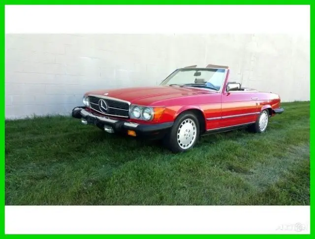 1984 Mercedes-Benz SL-Class 1984 Mercedes Benz 380sl 560sl  SL Red LOW Miles !