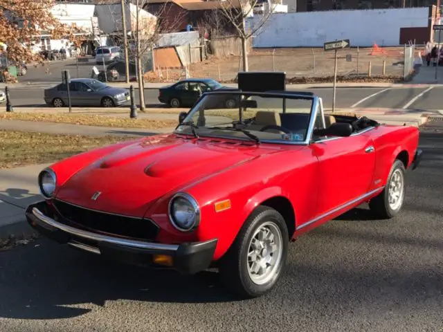 1984 Fiat 124 Spider Pinnfarina Azzurra