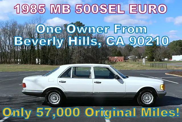 1985 Mercedes-Benz 500-Series 500SEL EURO SPEC SEL (LONG WHEEL BASE)  VERY RARE!