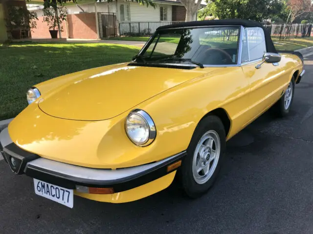 1985 Alfa Romeo Spider Convertible