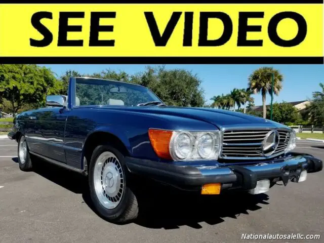 1985 Mercedes-Benz SL-Class 380SL Roadster Convertible