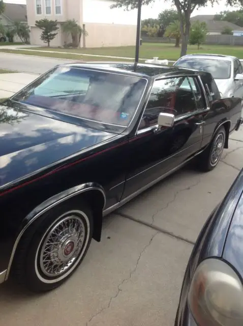 1985 Cadillac Eldorado red