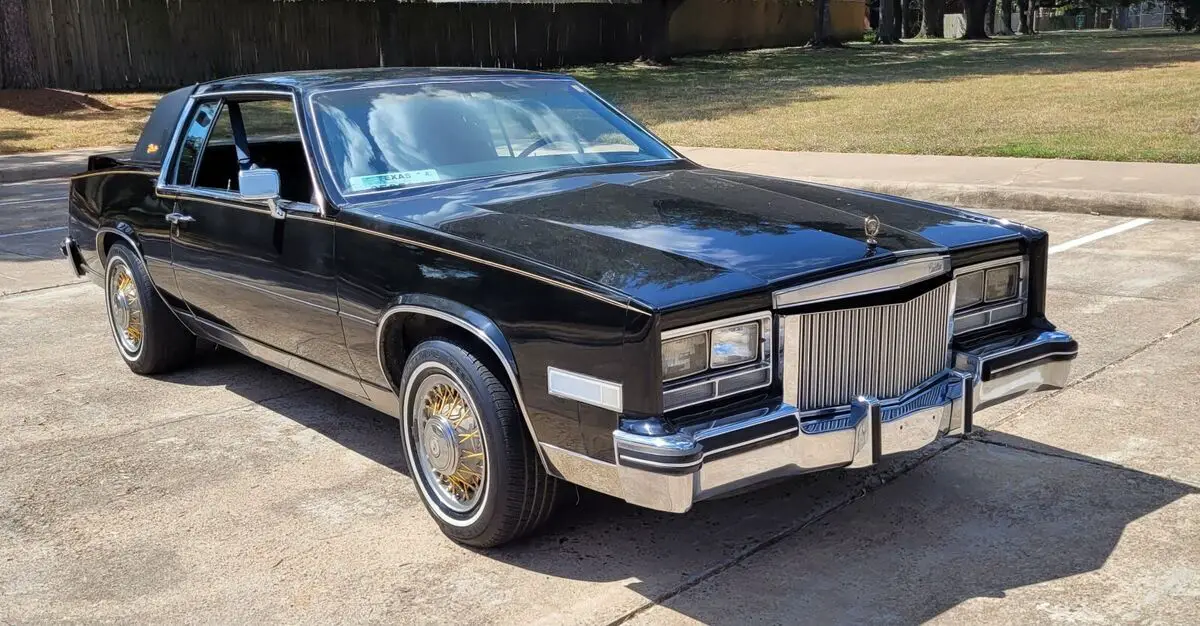 1985 Cadillac Eldorado Triple Black 65800 Miles