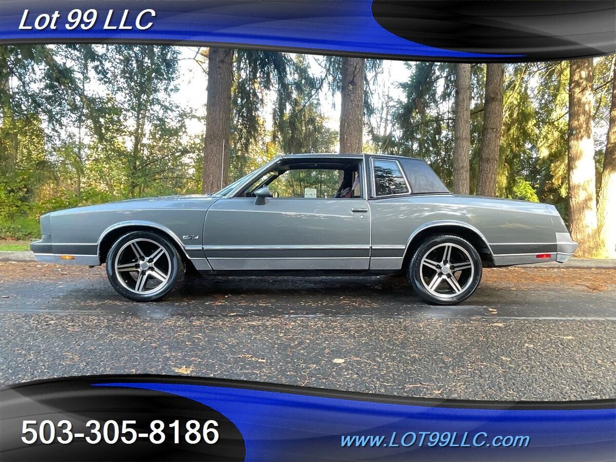 1985 Monte Carlo T-Tops New 18" Iroc Wheels 4.3l V6