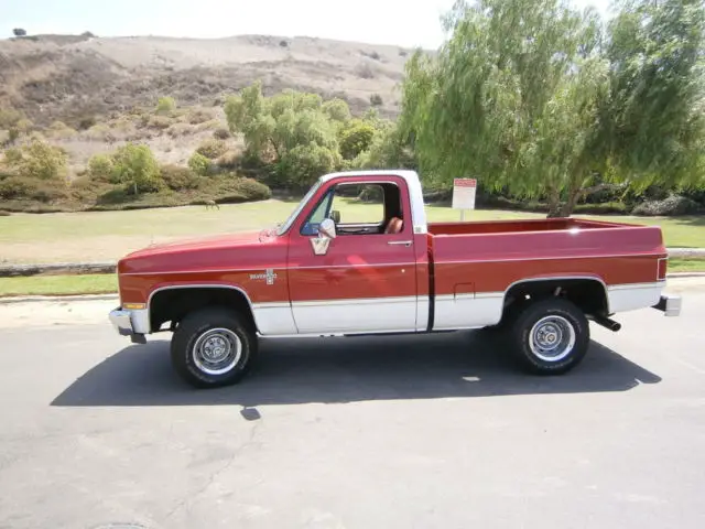 1985 Chevrolet C/K Pickup 1500 C-10, K-10 4WD. Silverado, SURVIVOR