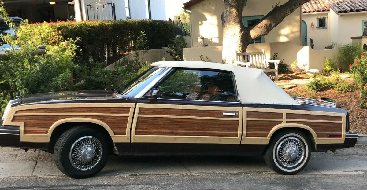 1983 Chrysler LeBaron woody convertible