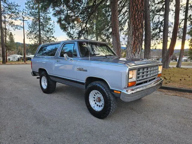 1985 Dodge Ramcharger LOW MILES SE ROYAL PROSPECTOR SE 4X4 RARE