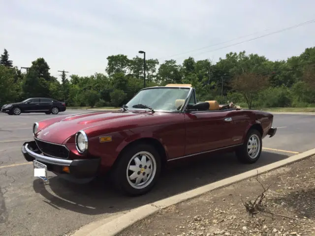 1985 Fiat Pininfarina 124 Spider