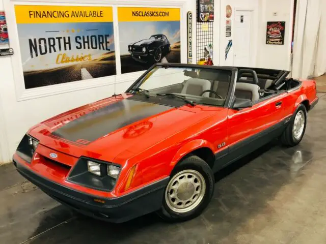 1985 Ford Mustang -CONVERTIBLE GT - 5 SPEED - 43K ORIGINAL MILES