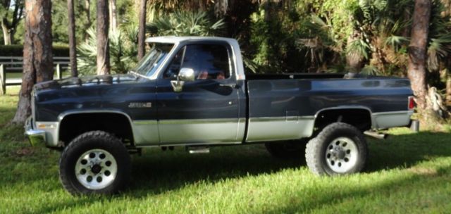 1985 Gmc Sierra Classic 4x4 K2500 Pickup Truck Long Bed Super Low Miles