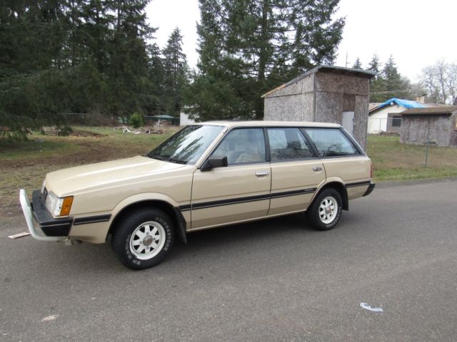 1985 Subaru 21,823 ACTUAL MILES GL WAGON 4WD