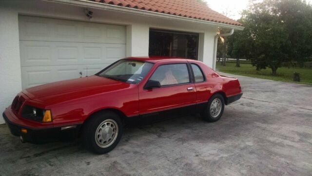 1985 Thunderbird Turbo Coupe Original Owner Automatic Air Garaged Nice For Sale
