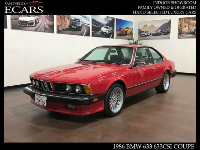 1986 BMW 635 633CSi