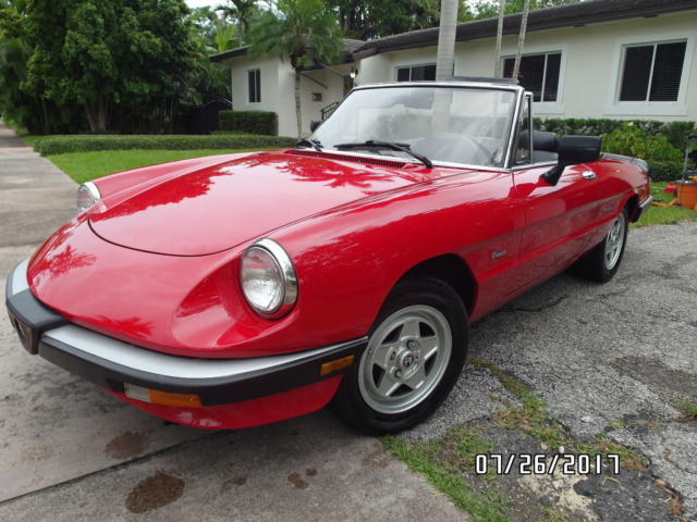 1986 Alfa Romeo Spider GRADUATE - VELOCE UPGRADED