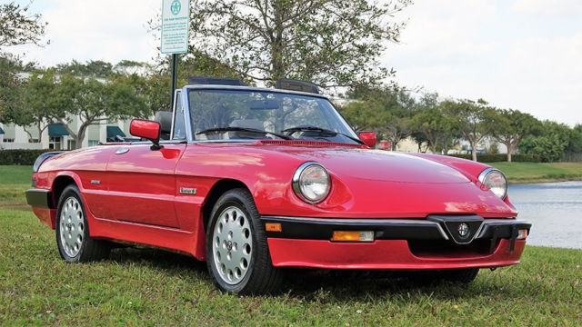 1986 Alfa Romeo Spider Convertible