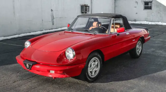 1986 Alfa Romeo Spider Veloce Spider