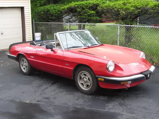 1986 Alfa Romeo Spider Graduate