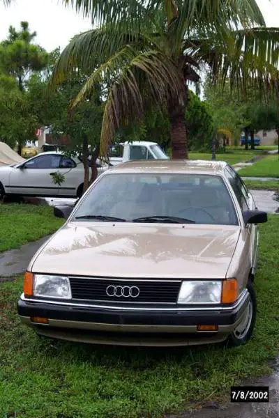 1986 Audi 5000S sedan, beige leather automatic