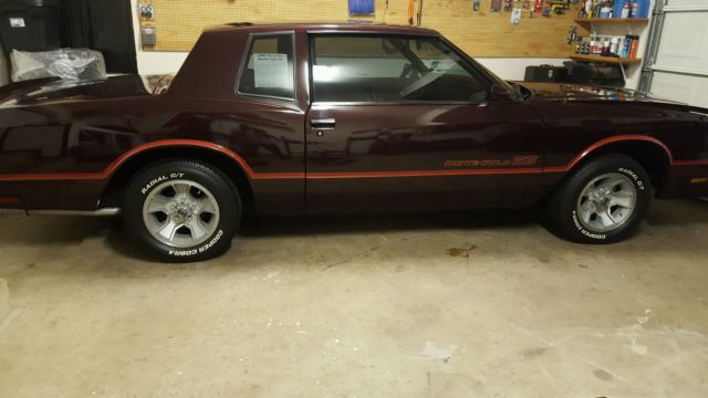 1986 Chevrolet Monte Carlo SS Badged