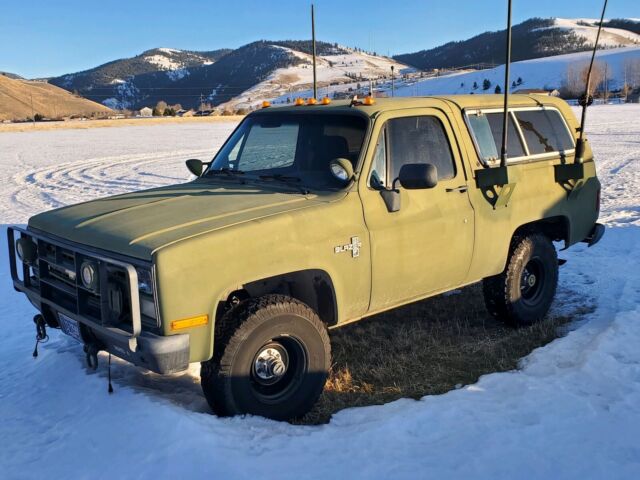 1986 Chevrolet Blazer M1009 CUCV 6.2 L Diesel