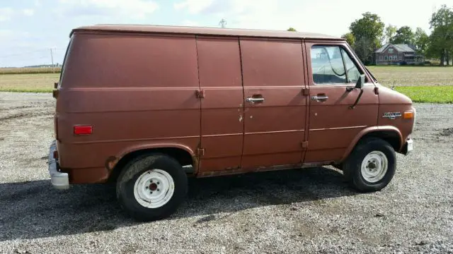 1986 Chevrolet G20 Van G10 G20 G30 Manual Short