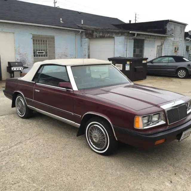 1986 Chrysler LeBaron LeBaron Convertible