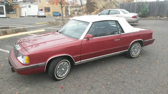 1986 Chrysler LeBaron