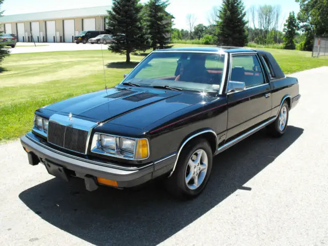 1986 CHRYSLER LEBARON TURBO K CAR RARE VERY CLEAN COUPE for sale ...