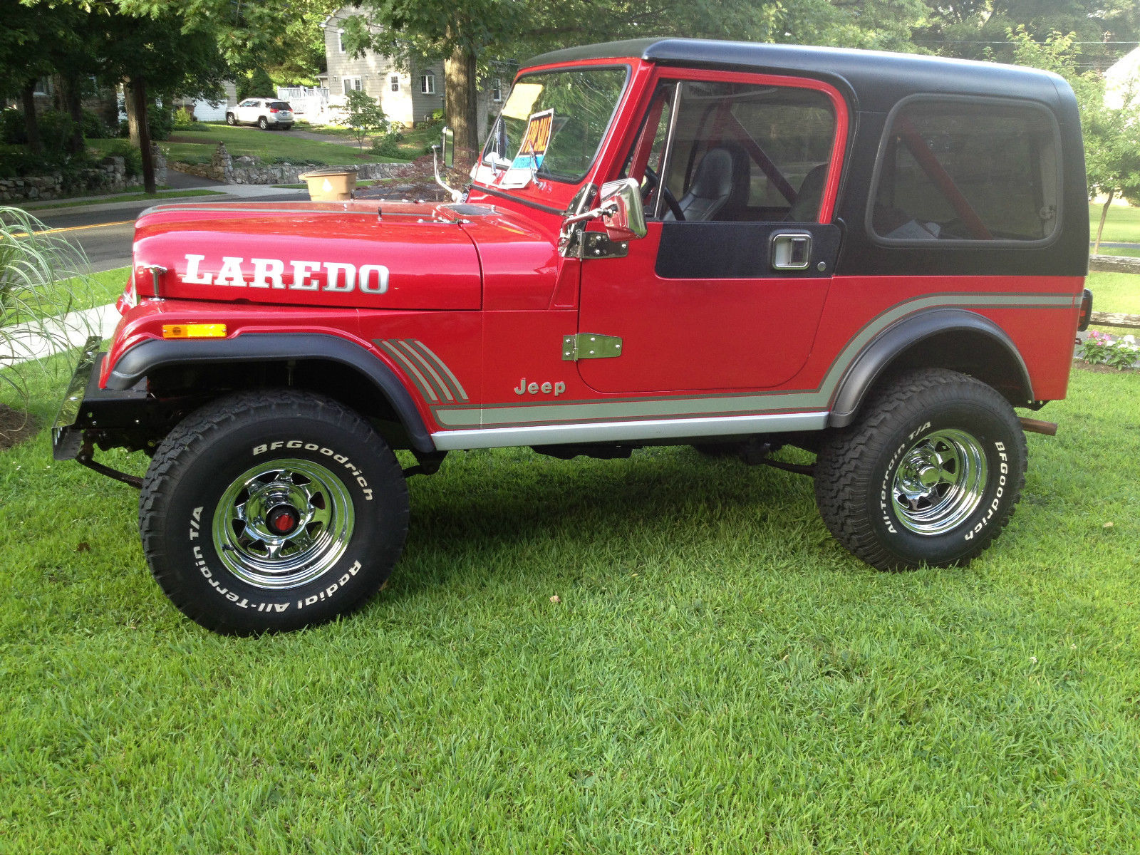 1986 Jeep CJ red