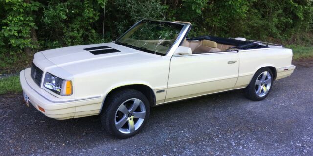 1986 Dodge 600 2 Door Convertible ES Turbo