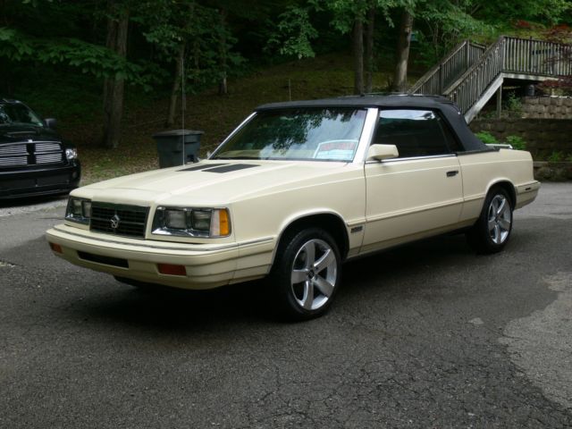 1986 Dodge 600 Convertible