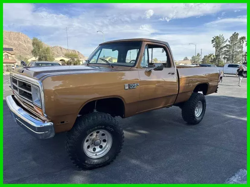 1986 Dodge Ram 1500 2Dr 4WD Standard Cab SB Pickup Truck