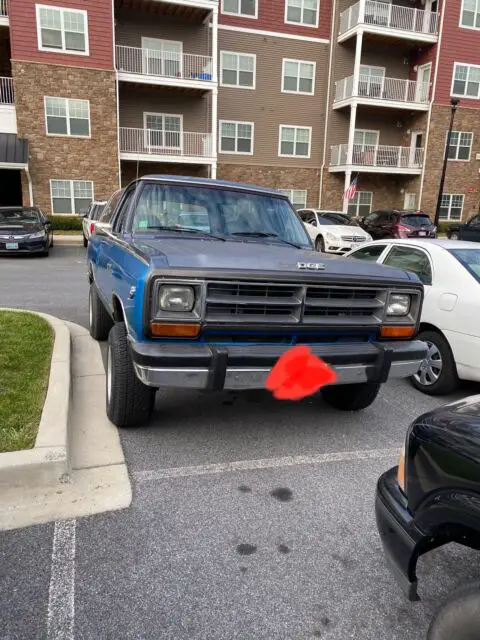 1986 Dodge Ramcharger AW-100