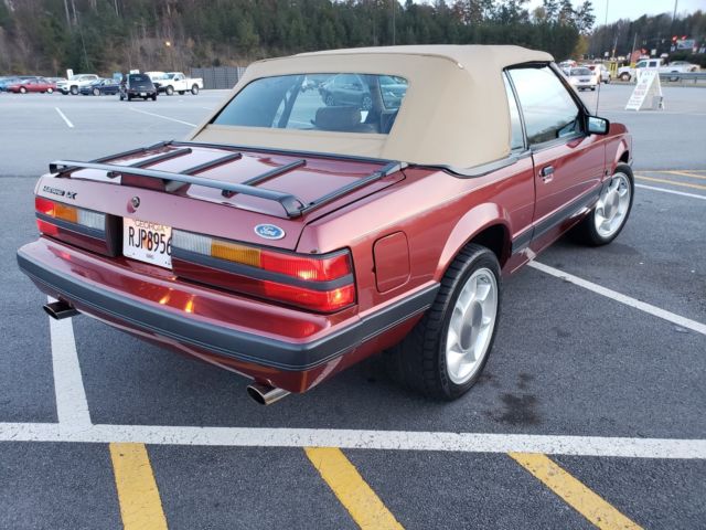 1986 Ford Mustang LX, 5.0, HO, Convertible