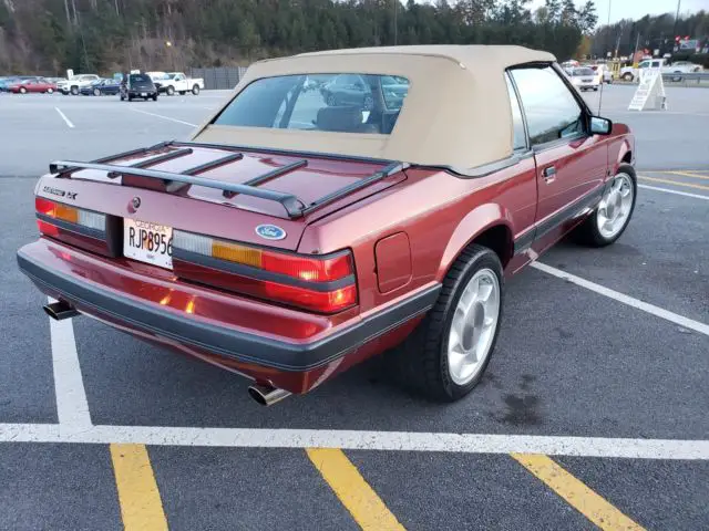 1986 Ford Mustang LX, 5.0, HO, Convertible