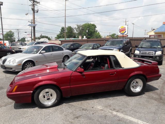 1986 Ford Mustang Convertible 5 Speed Manual Tremec TKO