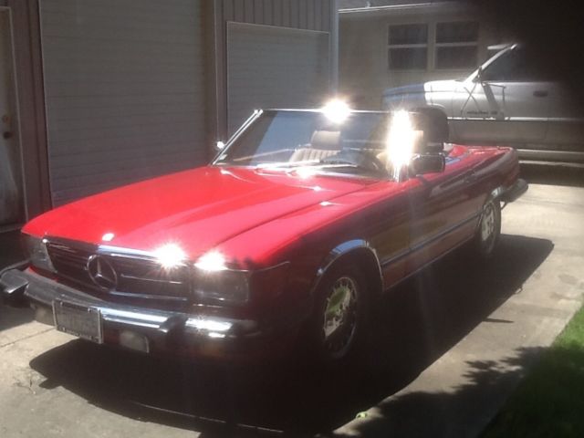 1986 Mercedes-Benz SL-Class CHROME WHEELS