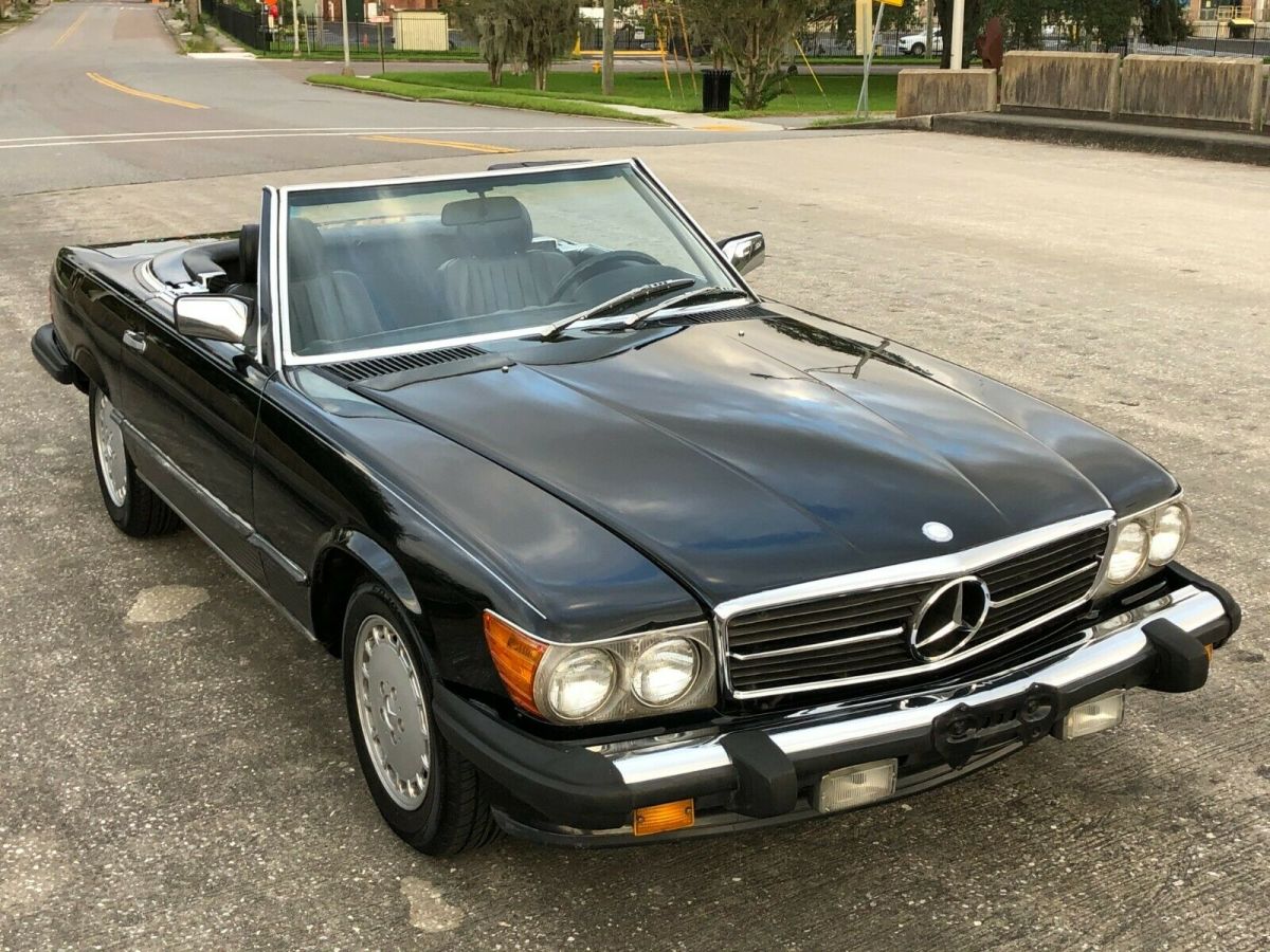 1986 Mercedes-Benz SL-Class Gorgeous black W107 Roadster!