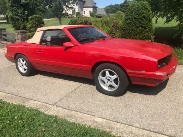 1986 Mercury Capri Convertible