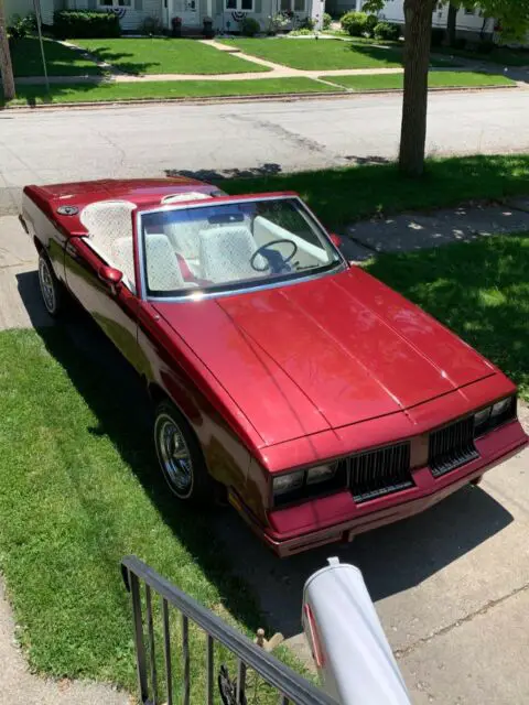 1986 Oldsmobile Cutlass chop top convertible style