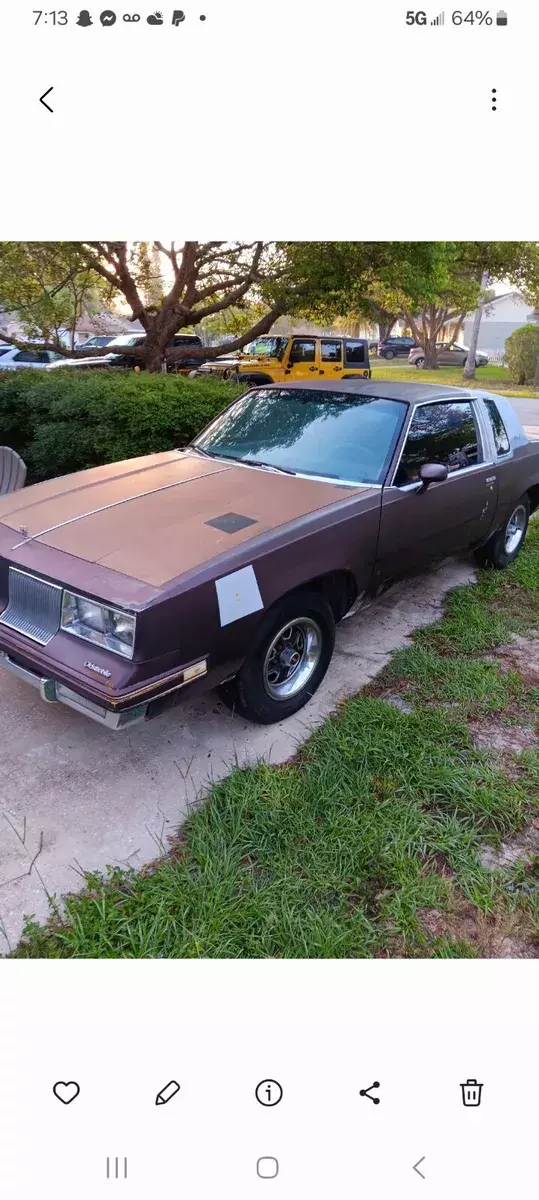 1986 Oldsmobile Cutlass BROUGHAM