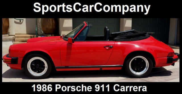 1986 Porsche 911 911 CARRERA