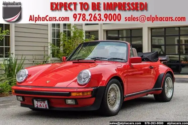 1986 Porsche 911 Carrera Cabriolet M491 Turbo Look