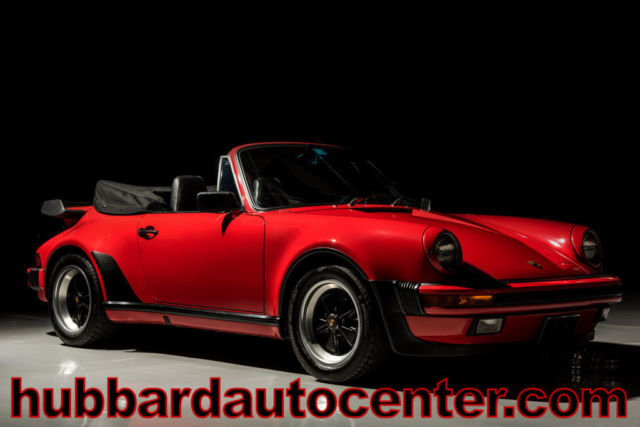 1986 Porsche 911 Rare M491 (turbo look) cabriolet, 1-owner, 1 of on